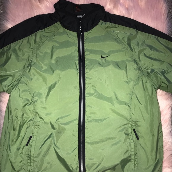 green and black nike windbreaker